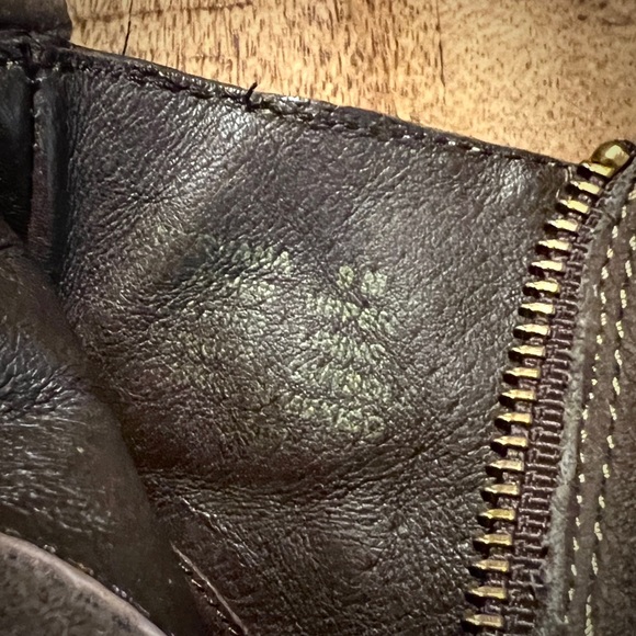 Steve Madden 4-zipper Brown Suede Back quilted Sz 9 Ankle Boots - Picture 7 of 14